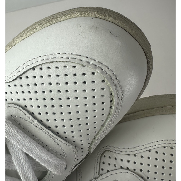 Veja Women’s Sneakers White Leather Black V Logo Lace Up Shoes Size EU 40 US 9 - Picture 8 of 12